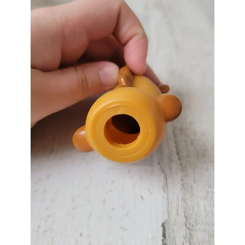 Rubber brown pony finger puppet bath‎ toy figure